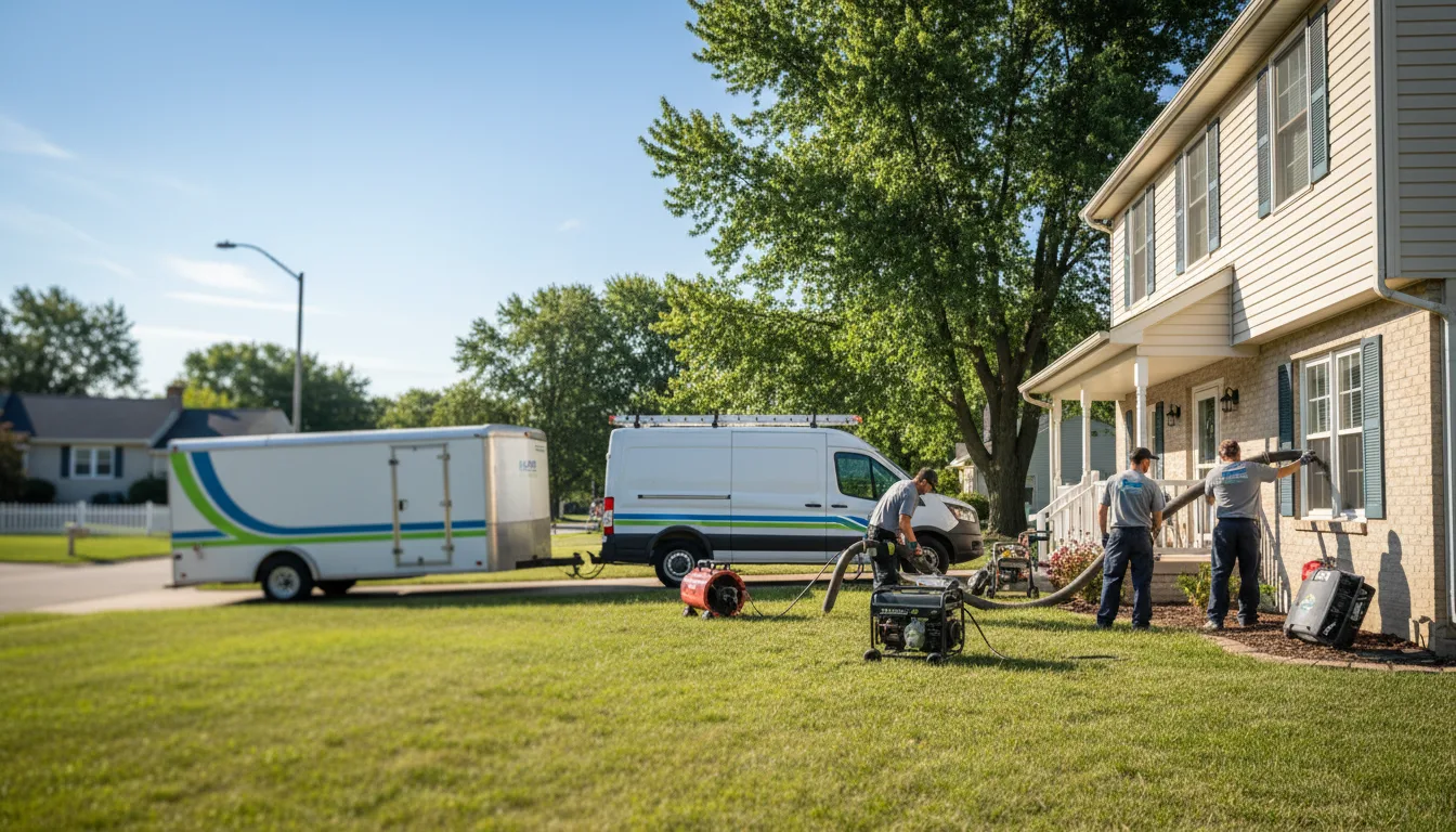 Flooded Basement Restoration And Cleanup With Repair in Quenemo, KS near me